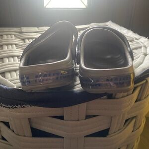 Nautica Kids' Blue and Gray Light Up Sandals- Like New- Size 11